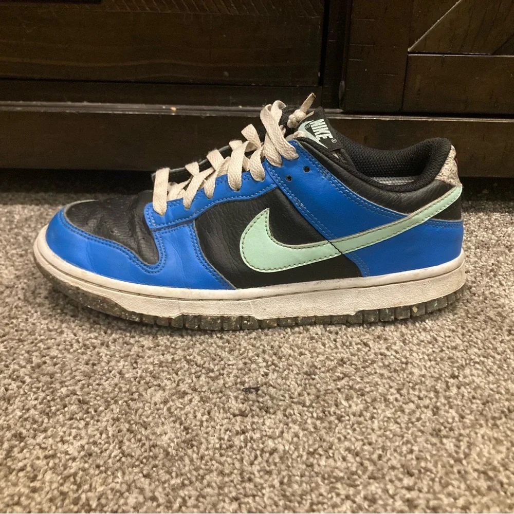 Size 6.5Y - Nike Dunk Low Crater “Blue Black” (GS)